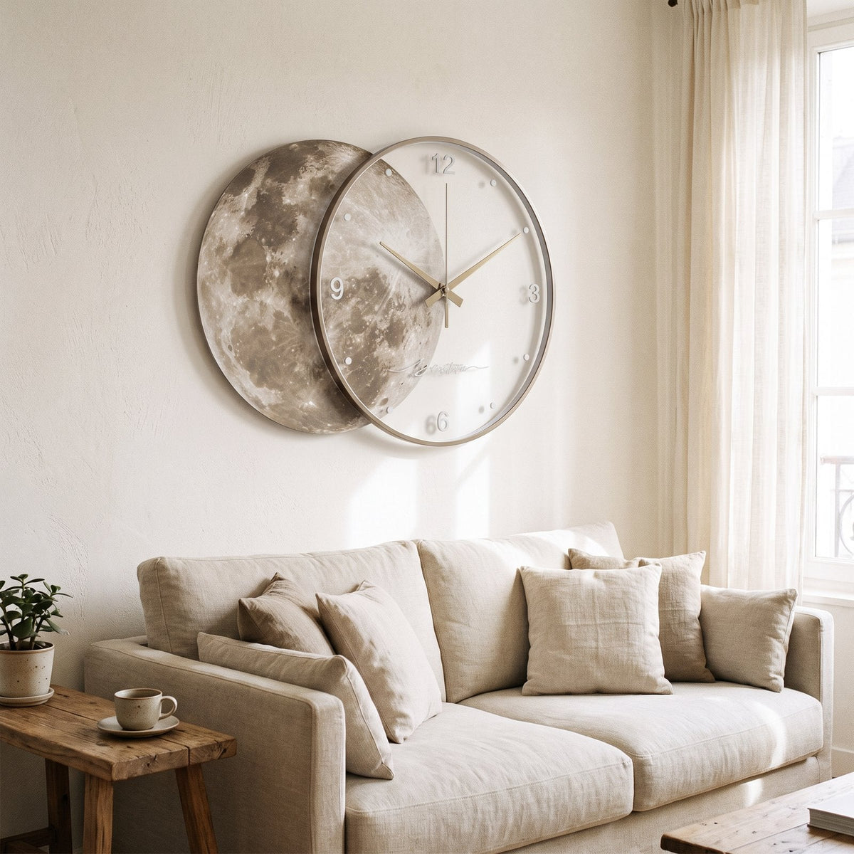 Reloj de Pared Luna Luminosa - imagen 5