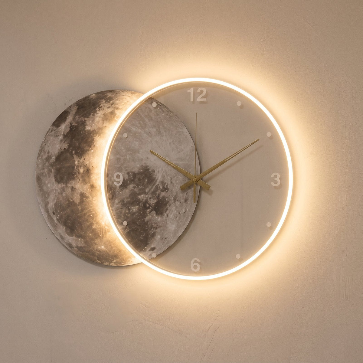 Reloj de Pared Luna Luminosa - imagen 8