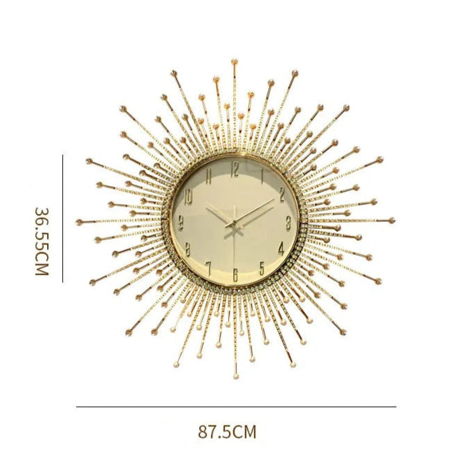 Reloj de Pared Sol Dorado - imagen 15