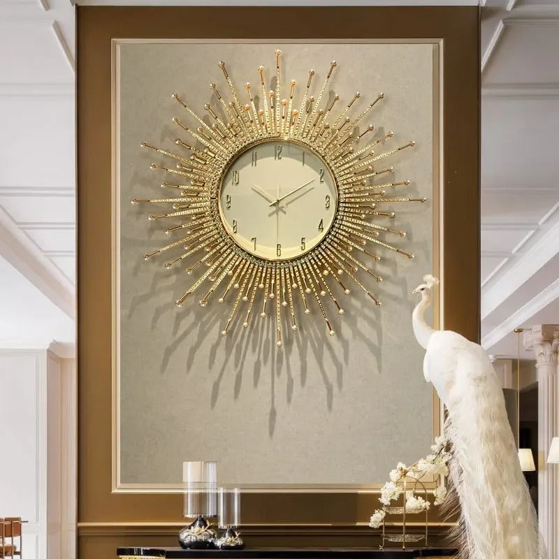 Reloj de Pared Sol Dorado - imagen 2