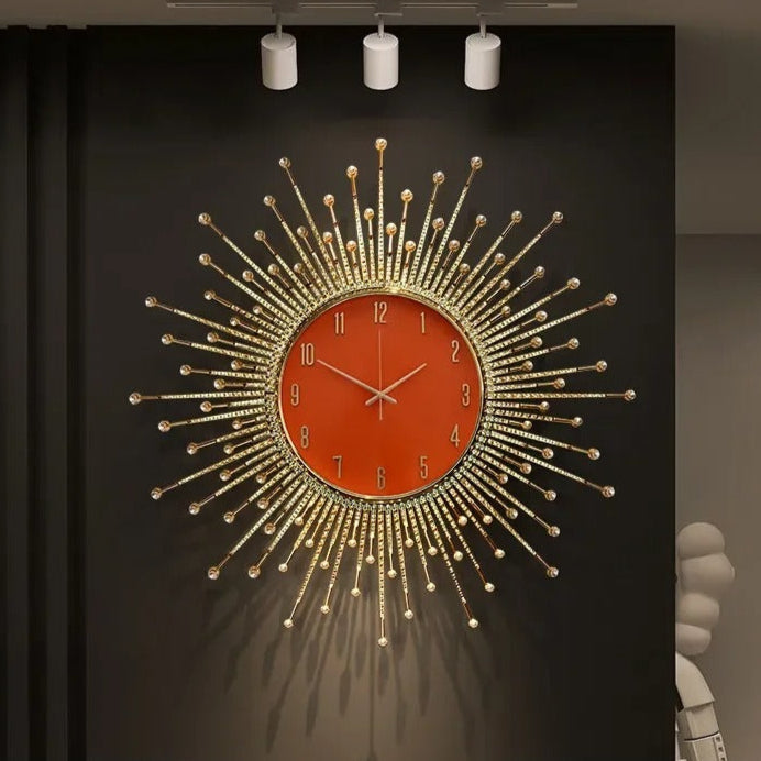 Reloj de Pared Sol Dorado - imagen 8