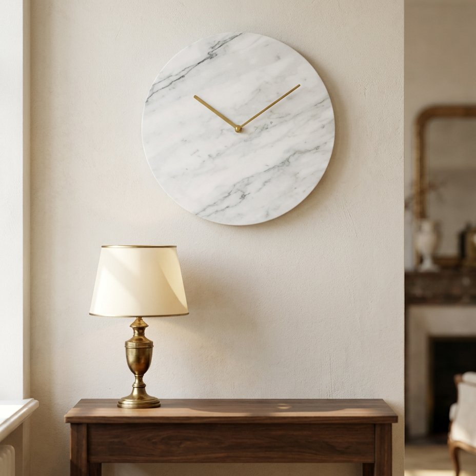 Reloj de Pared Mármol Clásico