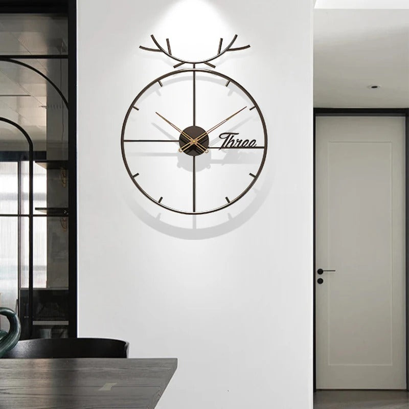 Reloj de Pared Ciervo Metal - imagen 3