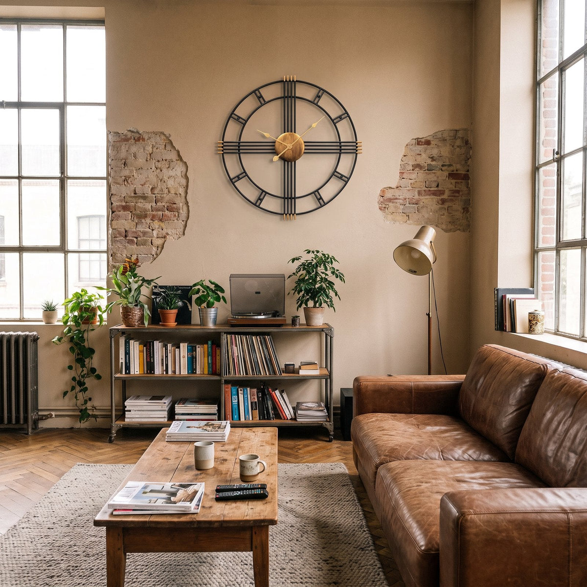 Reloj de Pared Metal Industrial - imagen 2