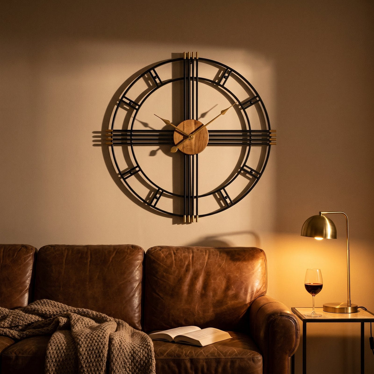 Reloj de Pared Metal Industrial - imagen 3
