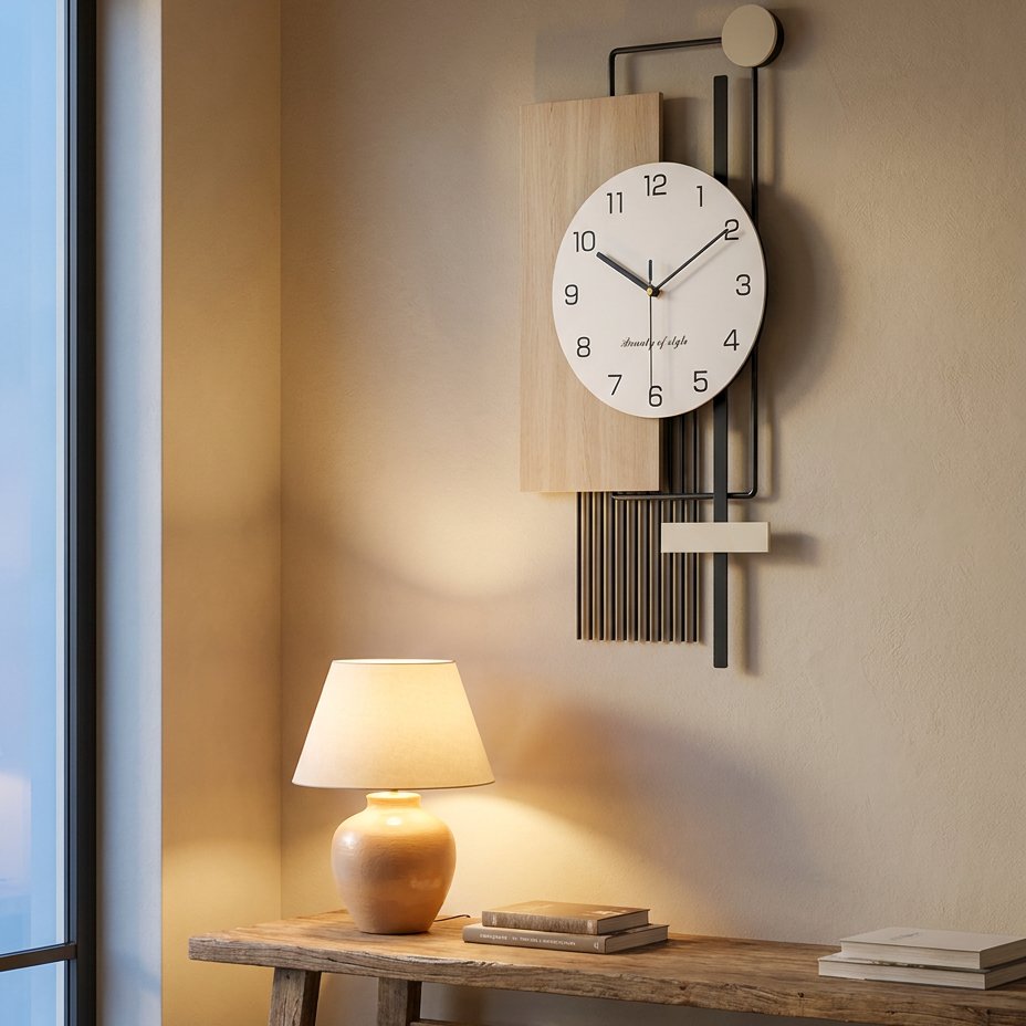 Reloj de Pared Moderno Asimétrico - imagen 3