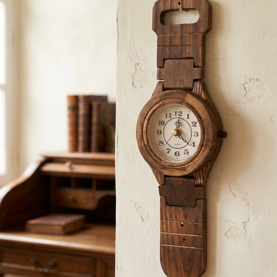 Reloj de Pared Reloj de Pulsera Madera - imagen 3