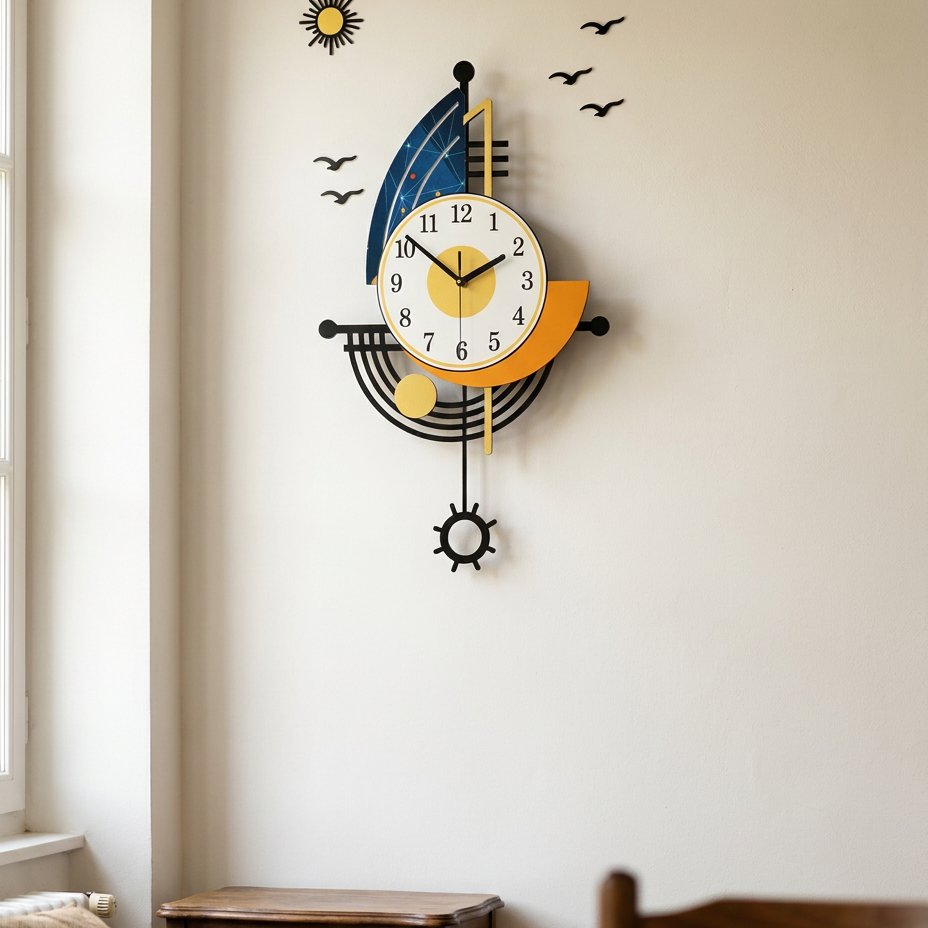 Reloj de Pared Náutico Vela