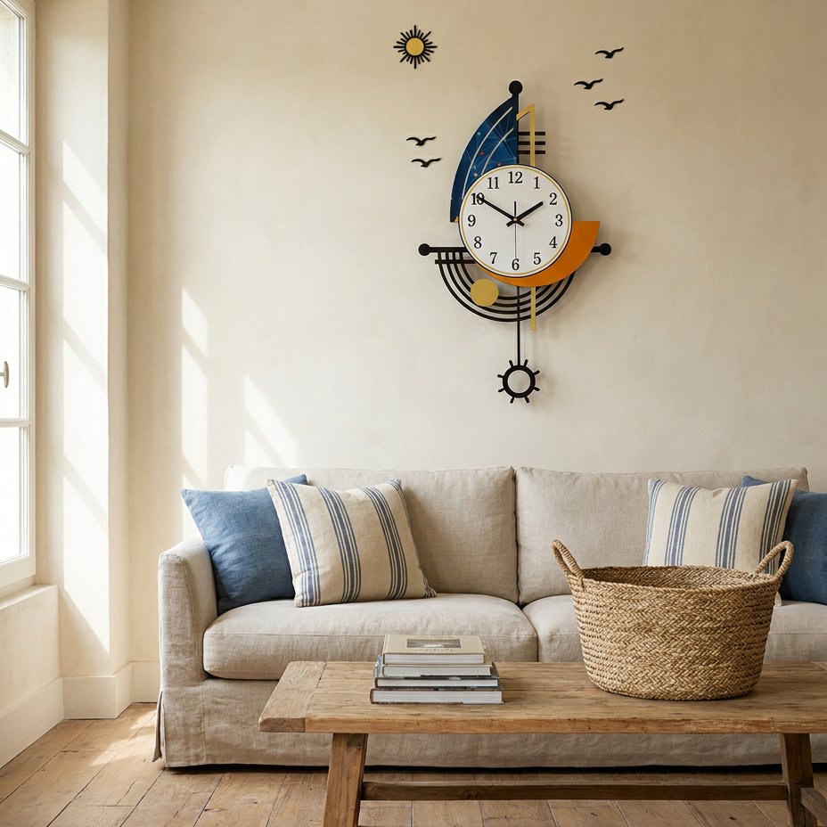 Reloj de Pared Náutico Vela - imagen 2