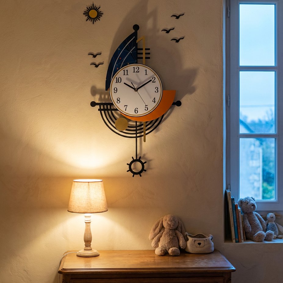 Reloj de Pared Náutico Vela - imagen 3