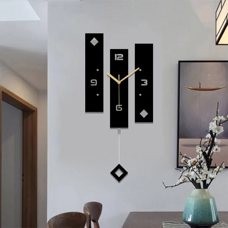 Reloj de Pared Rectangular Moderno