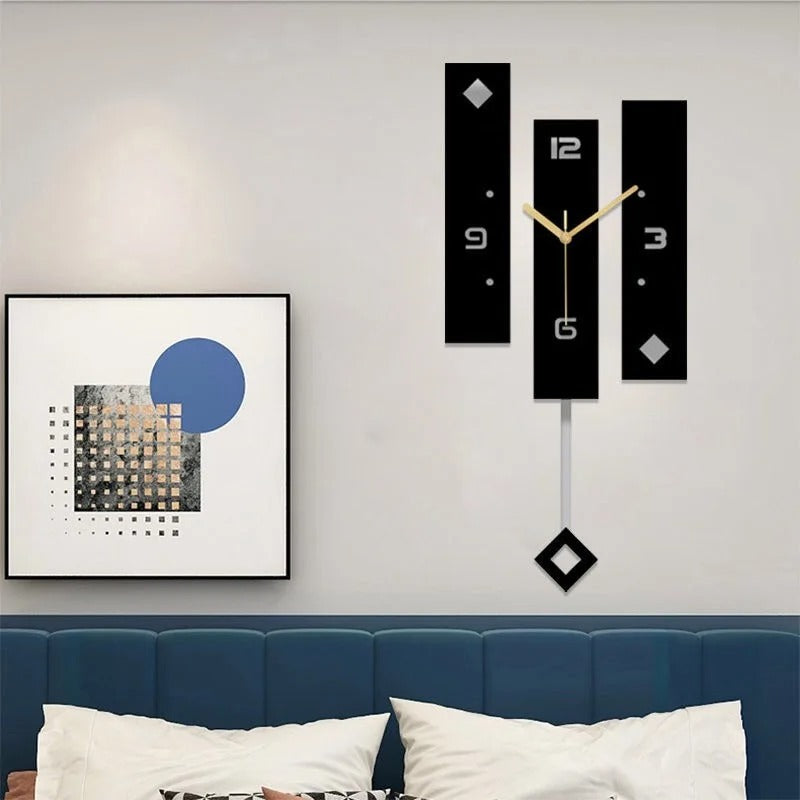 Reloj de Pared Rectangular Moderno - imagen 2