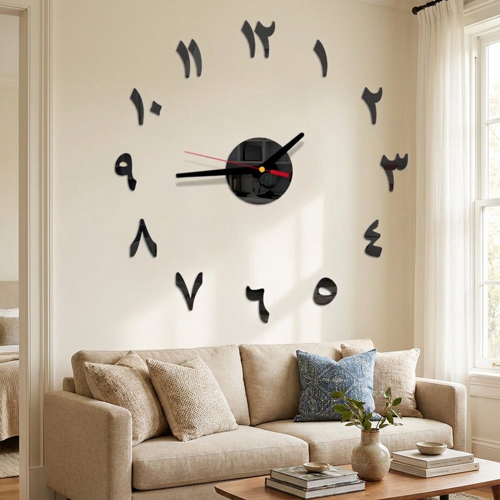 Reloj de Pared Números Arábigos - imagen 2