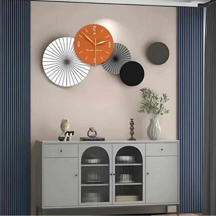 Reloj de Pared Círculo Colorido