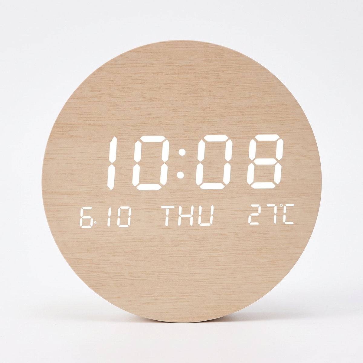 Reloj de Sobremesa Digital Madera - imagen 4