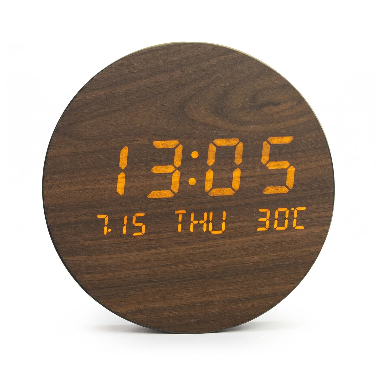 Reloj de Sobremesa Digital Madera - imagen 5