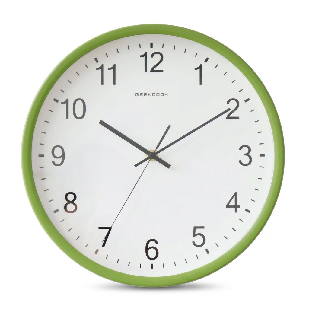 Reloj de Pared Naranja Números - imagen 5