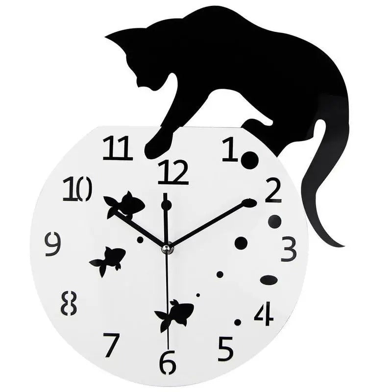Reloj de Pared Silueta de Gato - imagen 4