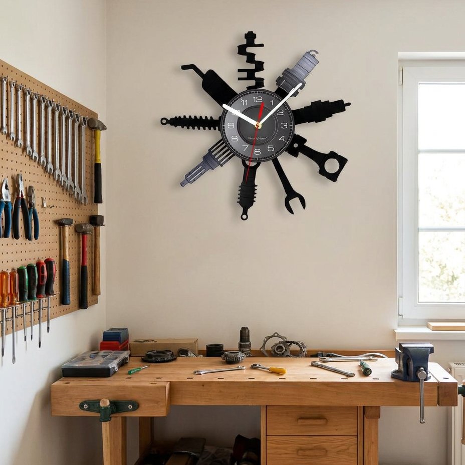 Reloj de Pared Herramientas Mecánico - imagen 2
