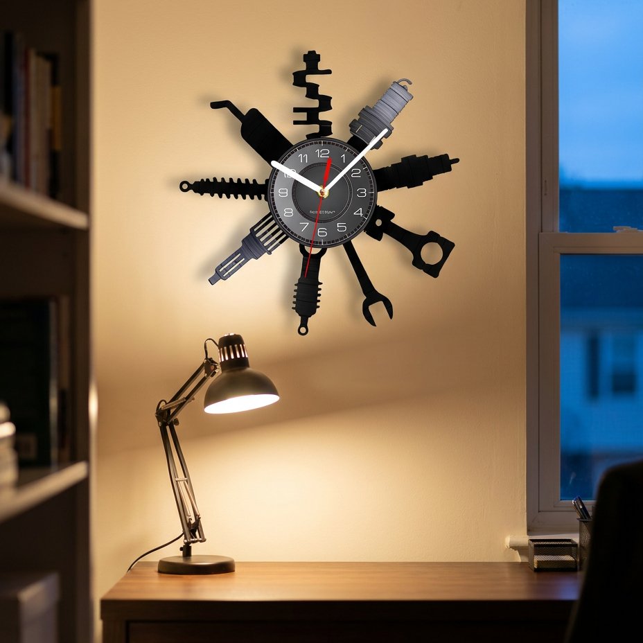 Reloj de Pared Herramientas Mecánico - imagen 4