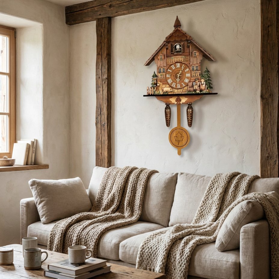 Reloj de Péndulo Chalet Alpino - imagen 2