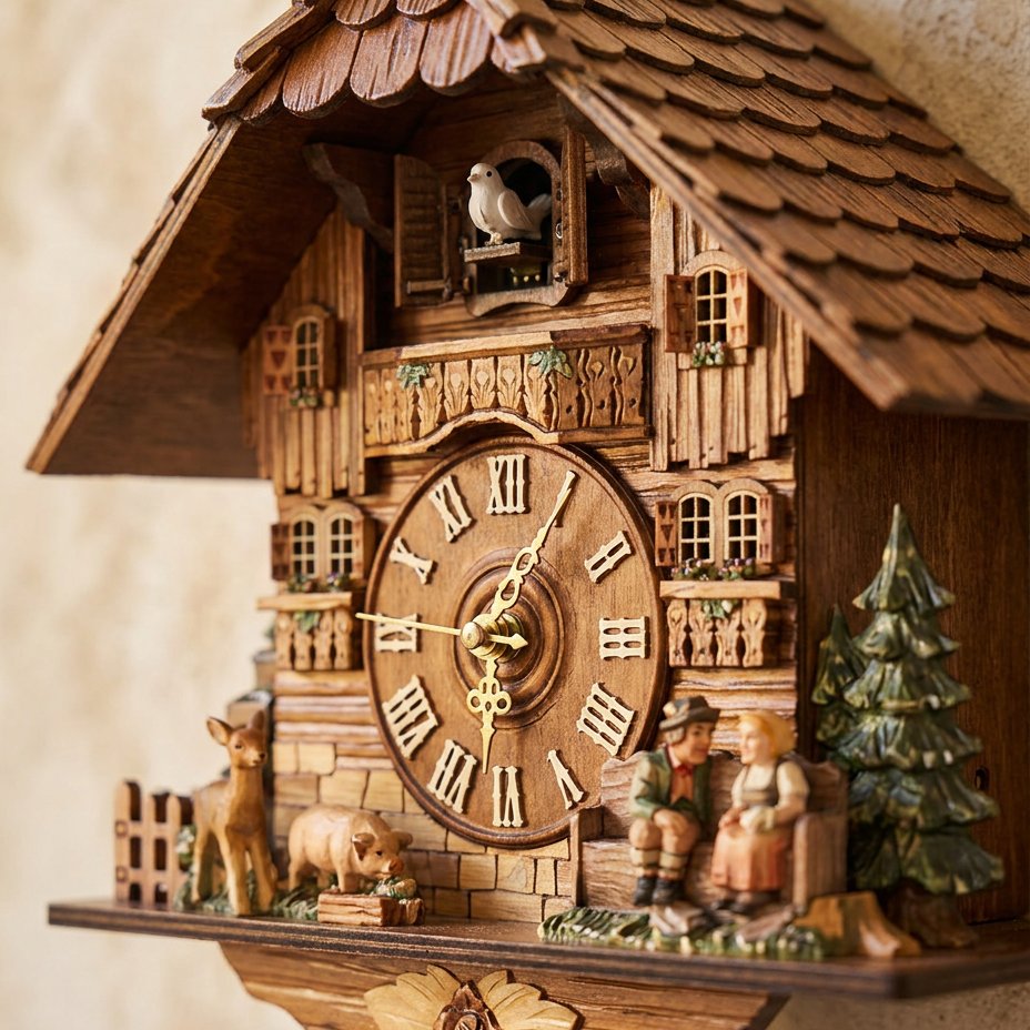 Reloj de Péndulo Chalet Alpino - imagen 3