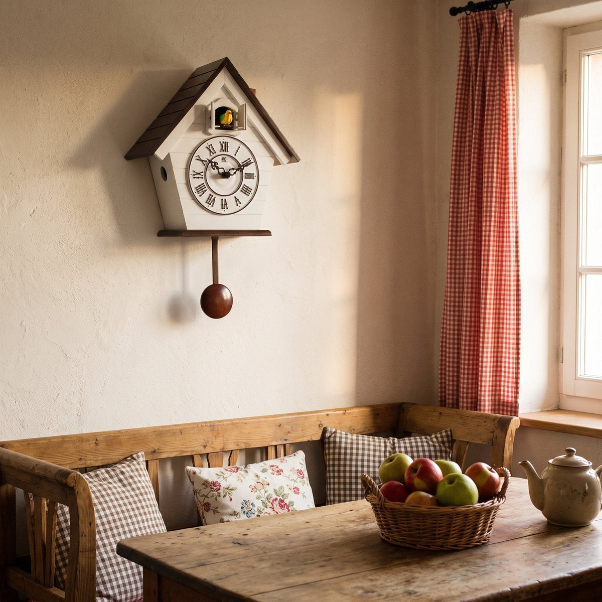 Reloj de Péndulo Casita de Cuco