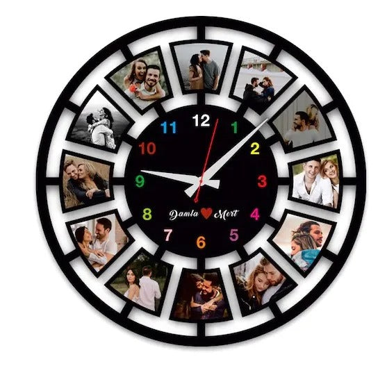 Reloj de Pared Marco Multi-Fotos - imagen 2