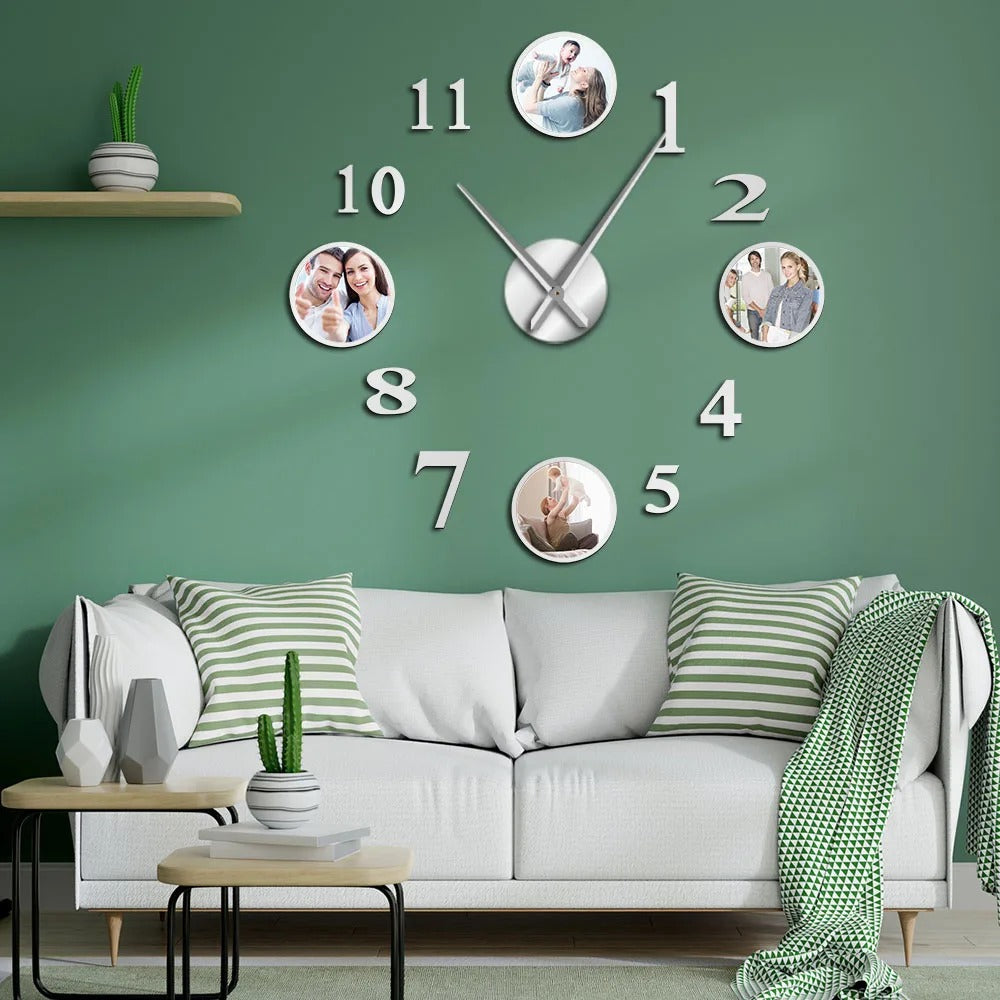 Reloj de Pared Fotos Redondas - imagen 3