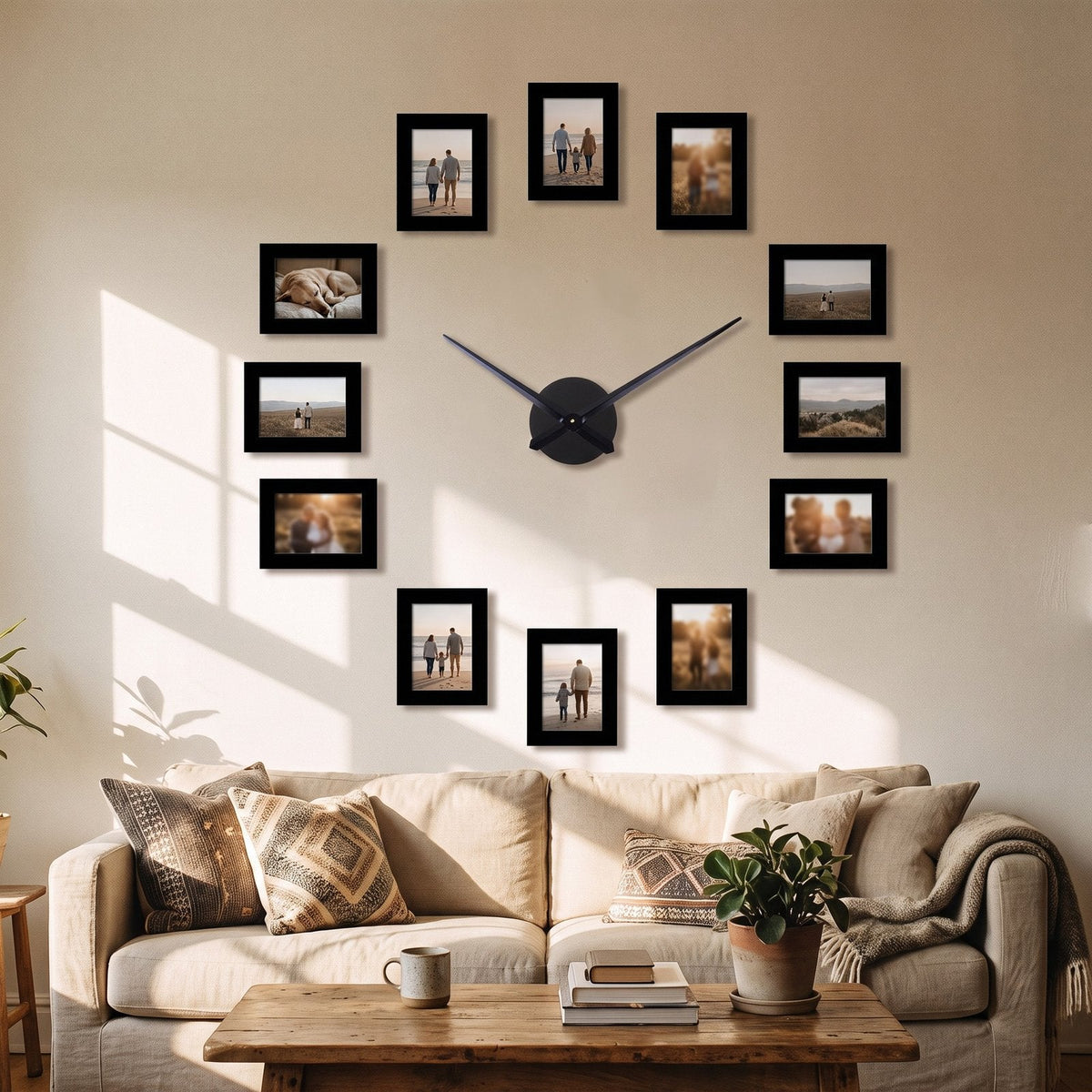 Reloj de Pared Marcos de Fotos