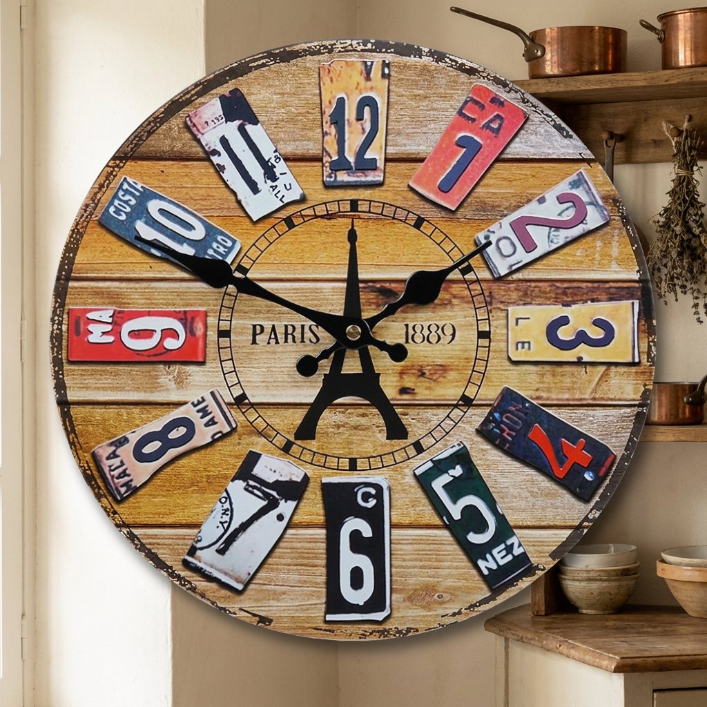 Reloj de Pared Placas París