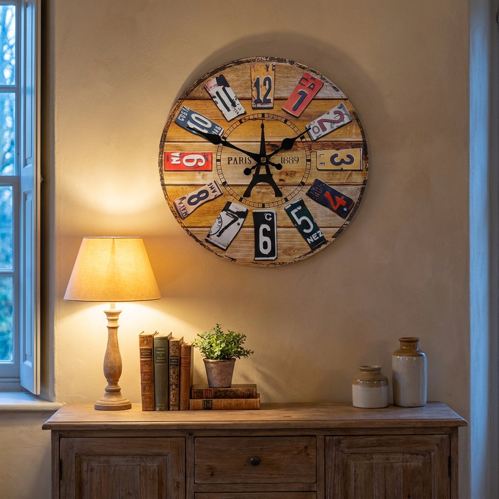 Reloj de Pared Placas París - imagen 4