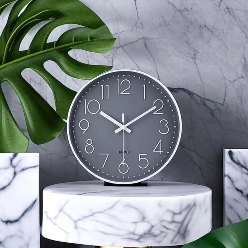 Reloj de Pared Números Blancos - imagen 3