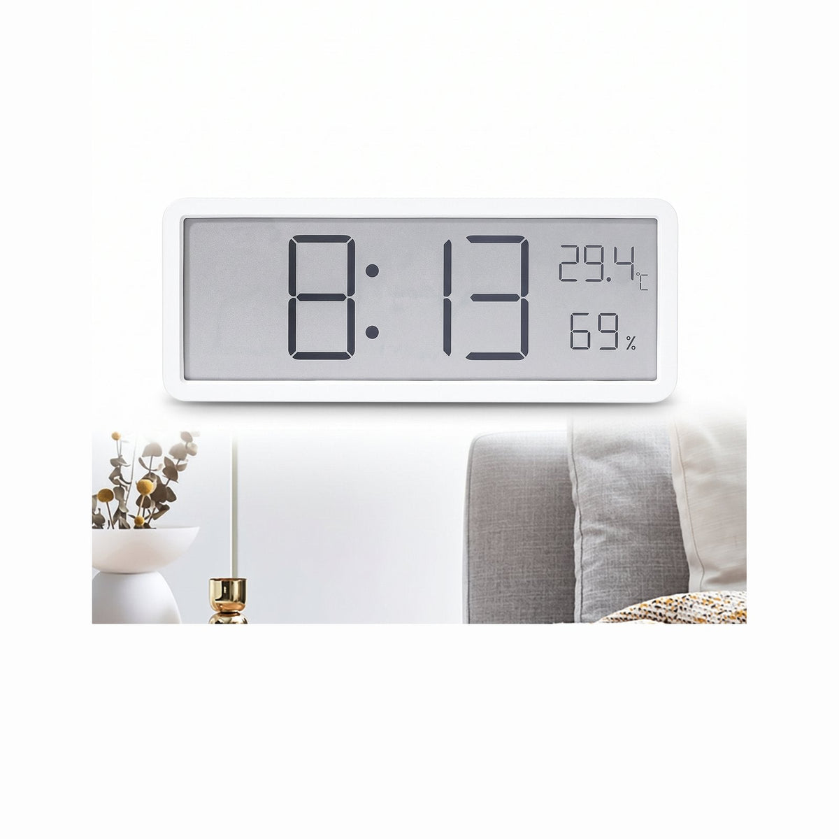 Reloj de Pared Rectangular Digital - imagen 6
