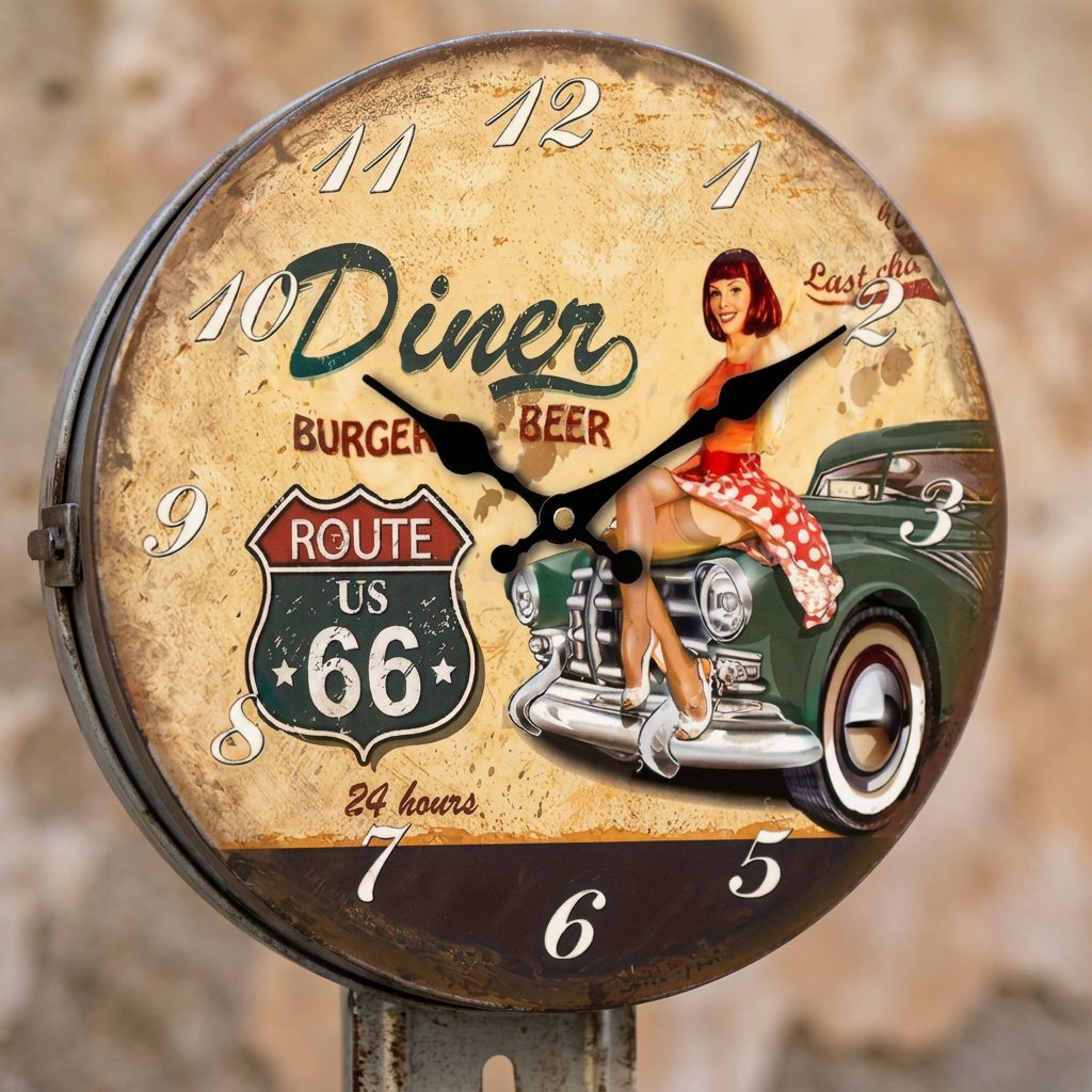 Reloj de Pared Route 66 - imagen 3