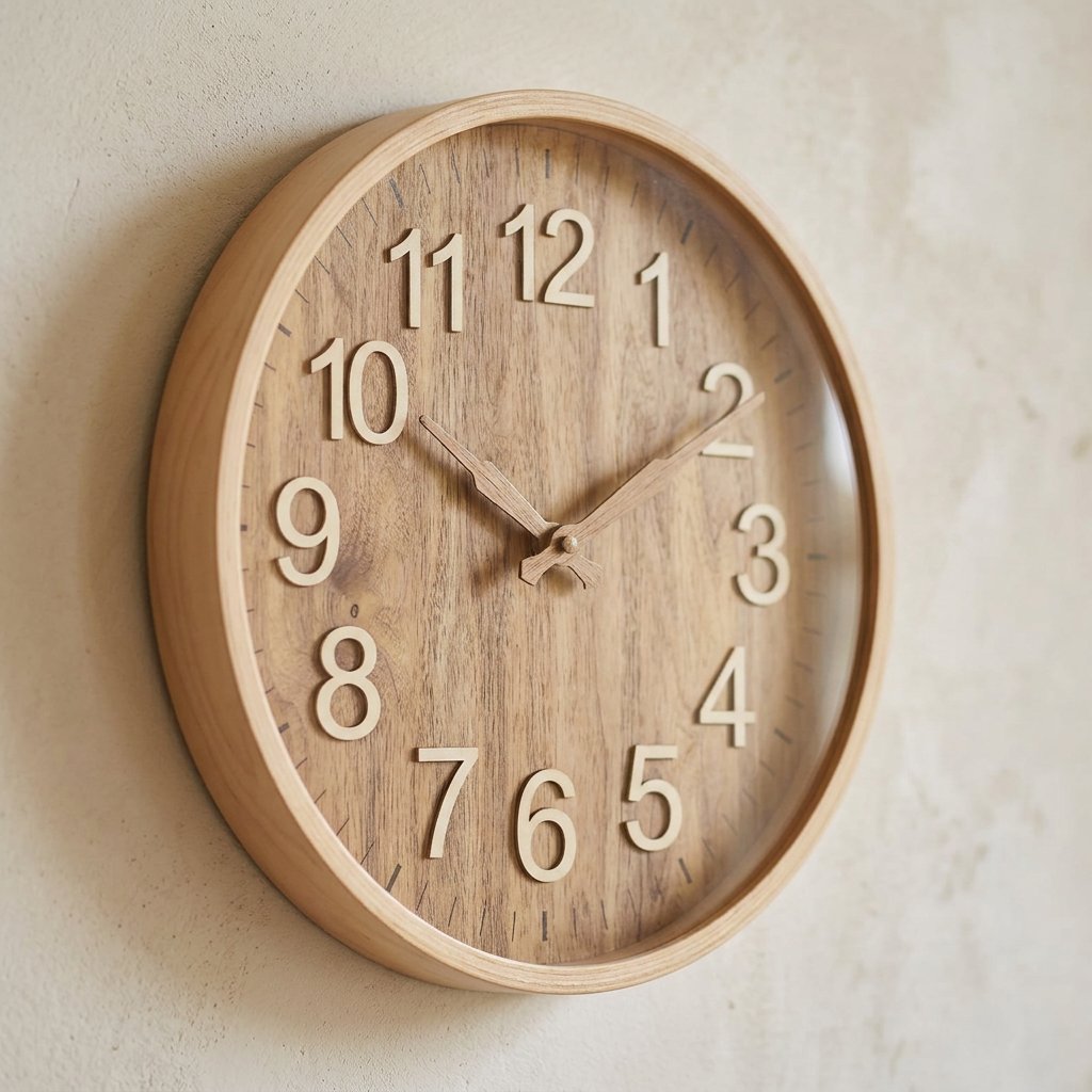 Reloj de Pared Nórdico de Madera - imagen 3