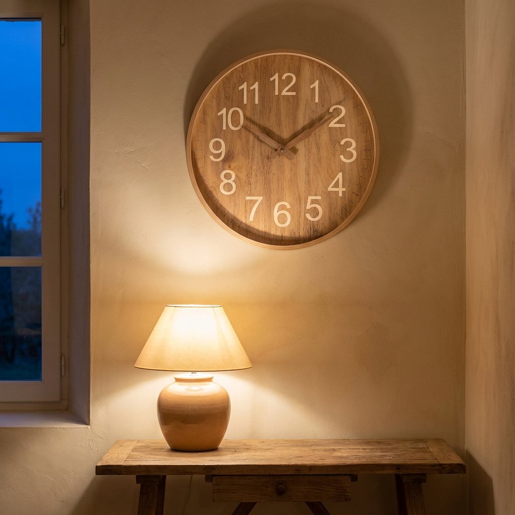 Reloj de Pared Nórdico de Madera - imagen 4
