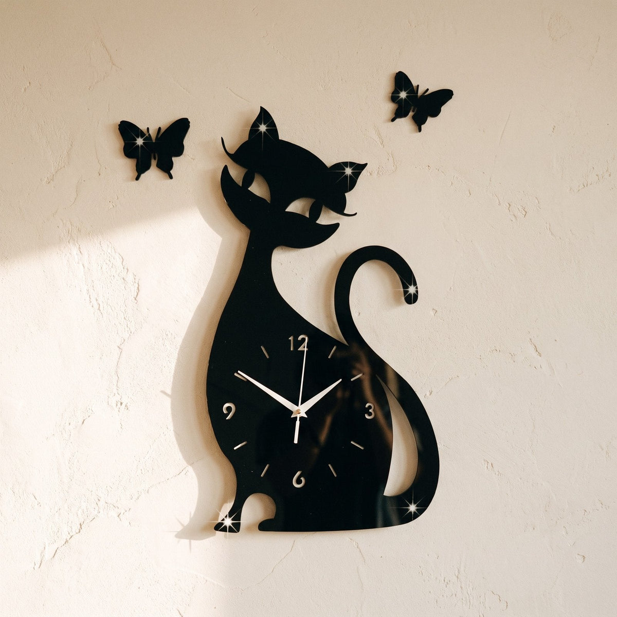 Reloj de Pared Silueta Gato - imagen 2