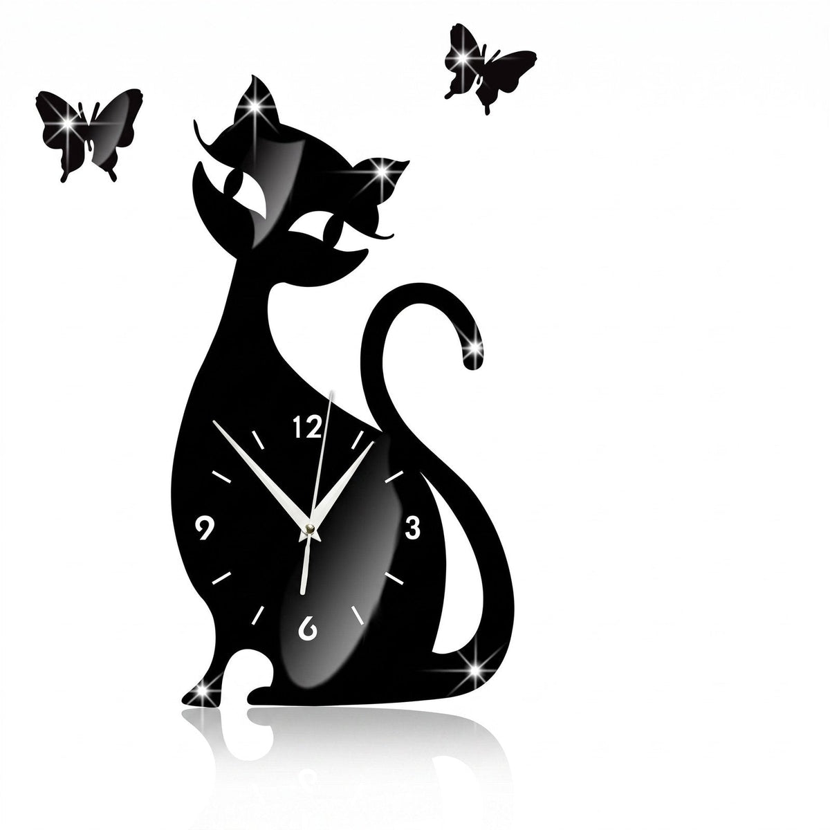 Reloj de Pared Silueta Gato - imagen 12