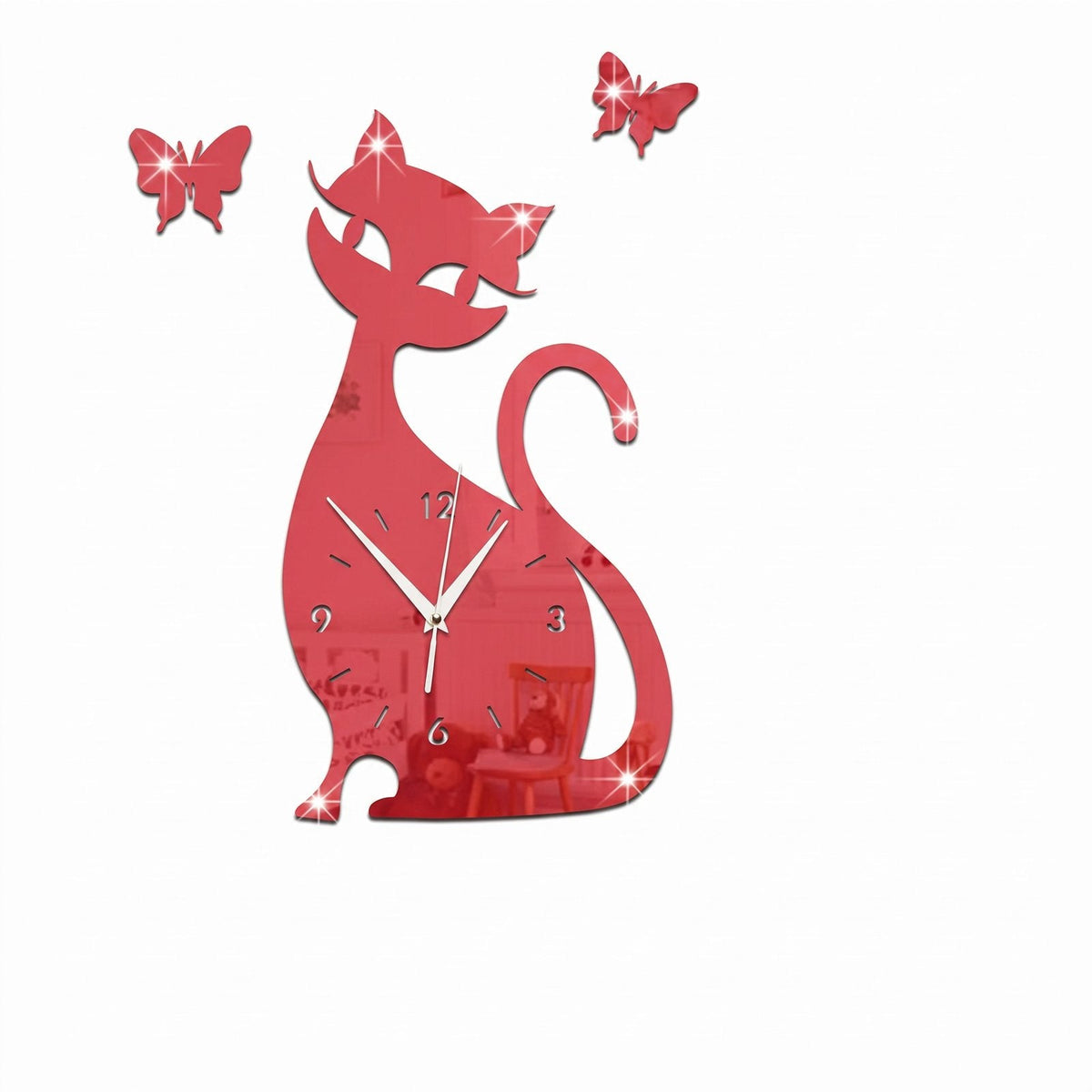 Reloj de Pared Silueta Gato - imagen 14