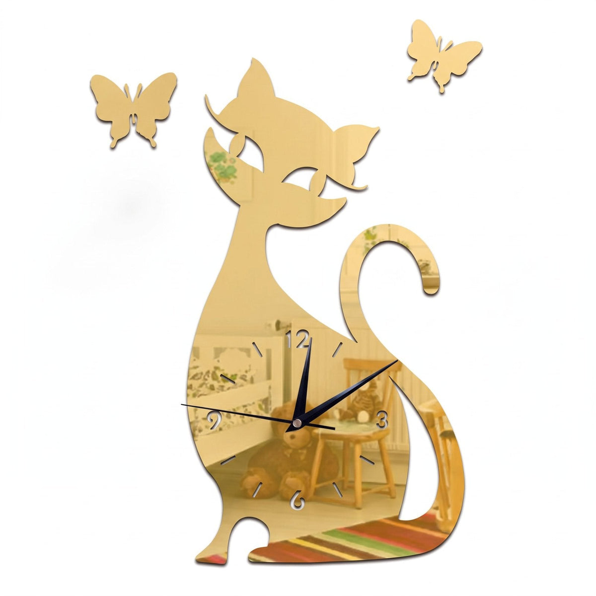 Reloj de Pared Silueta Gato - imagen 15