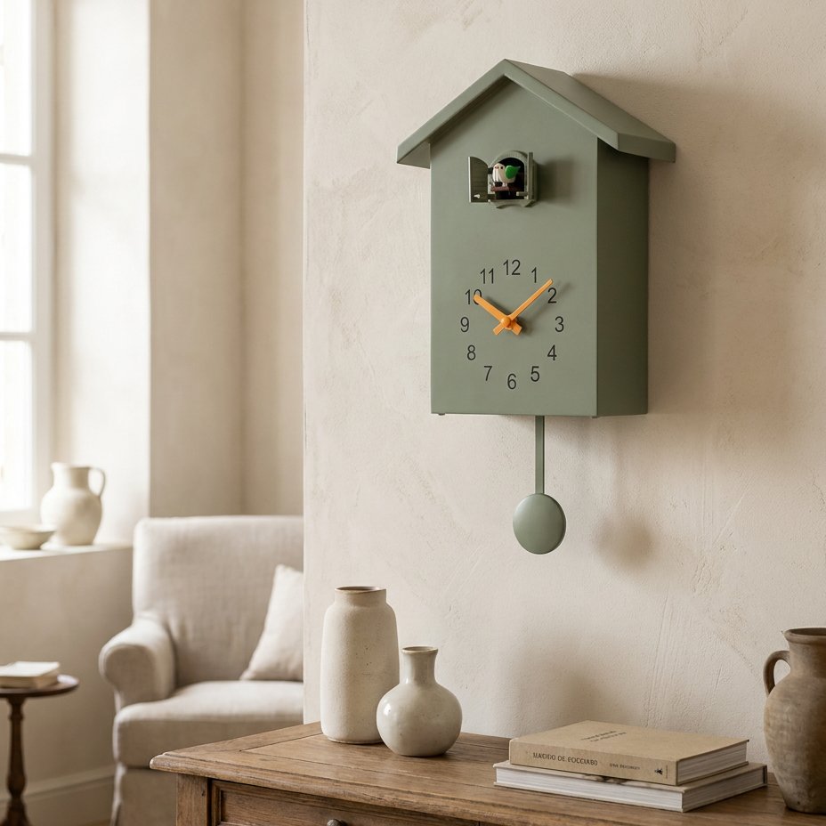 Reloj de Péndulo Estilo Chalet