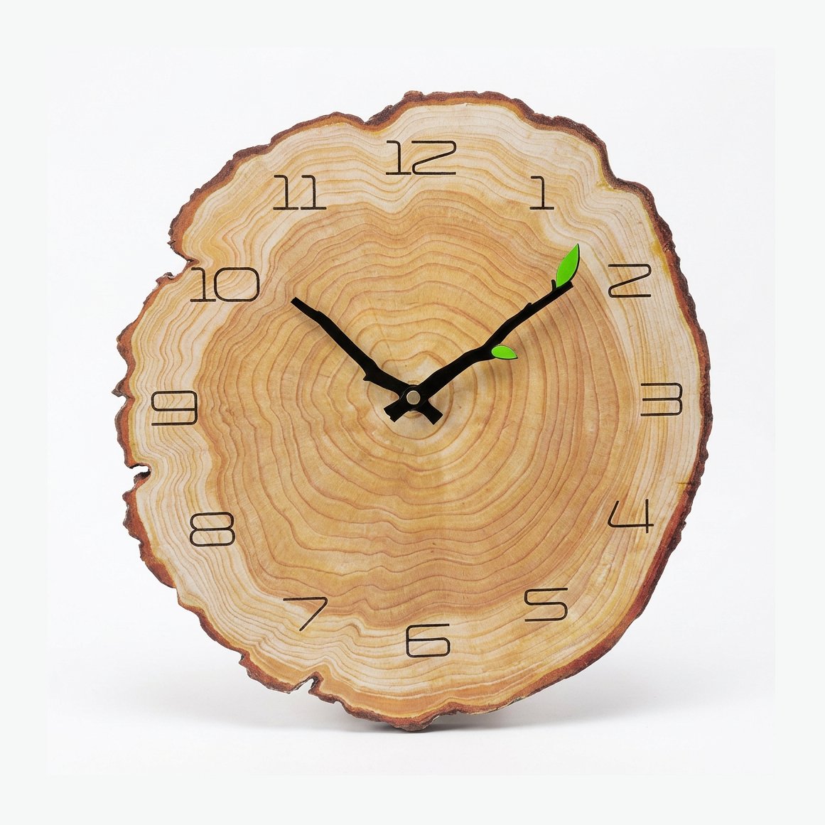 Reloj de Pared Rodaja de Madera - imagen 3
