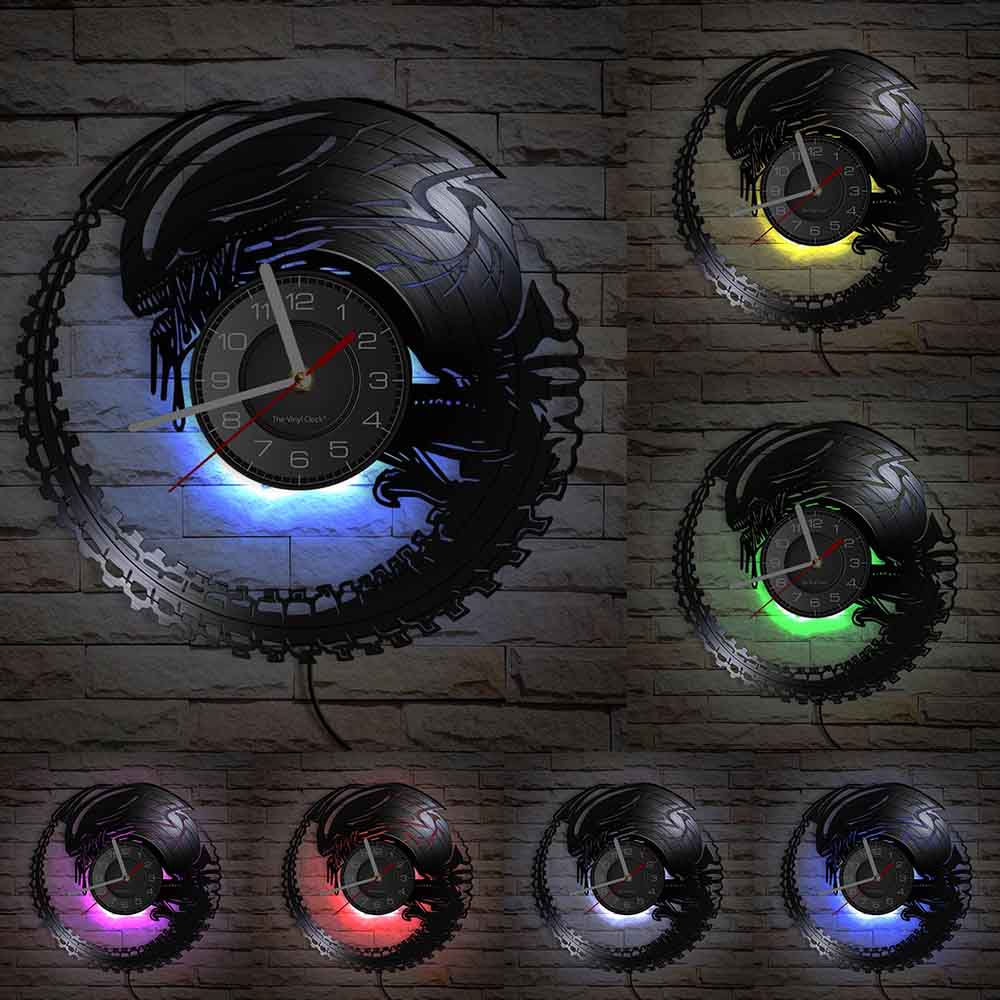 Reloj de Pared Alien Luminoso