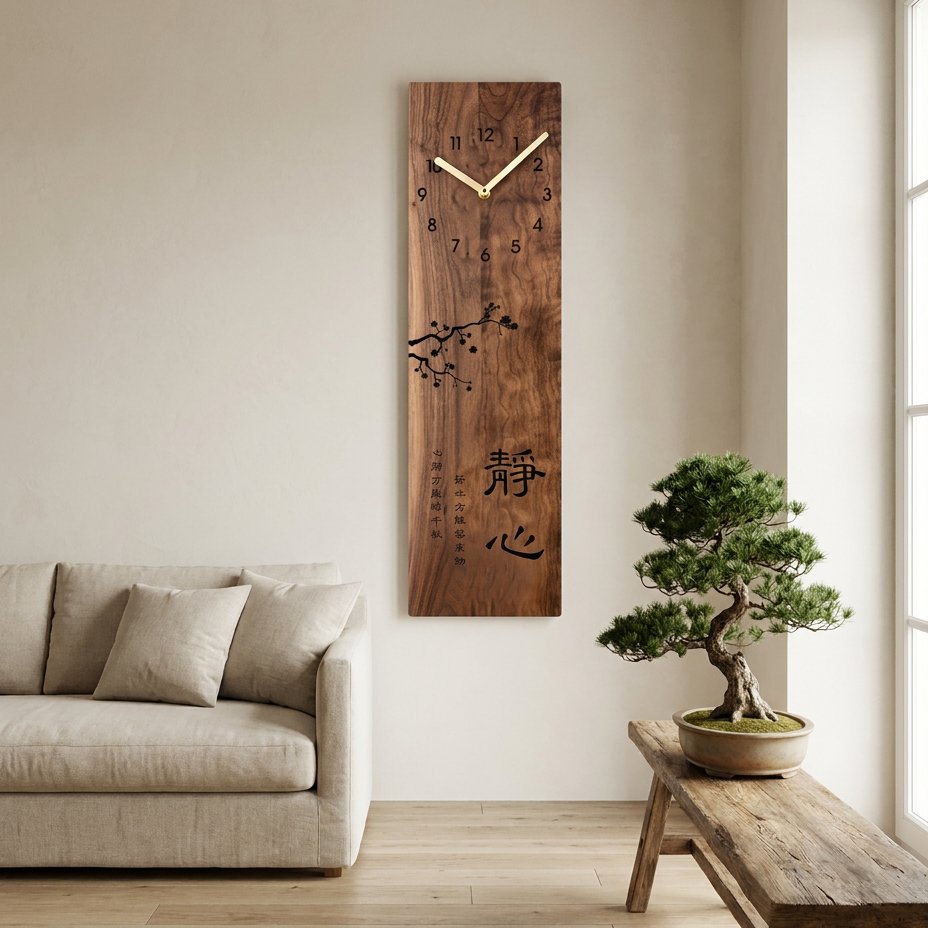 Reloj de Pared Zen Madera - imagen 2