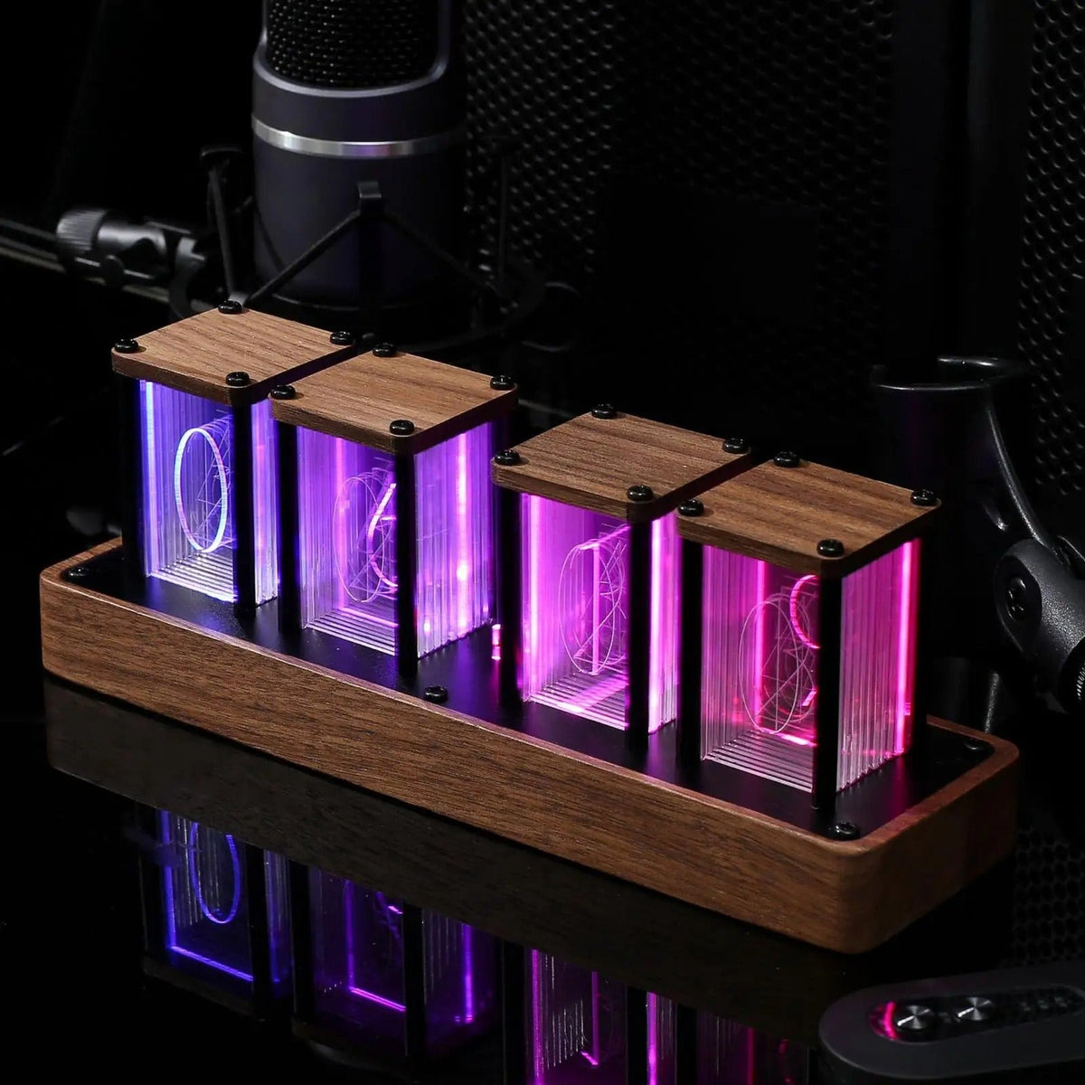 Reloj de Sobremesa Tubos Neón