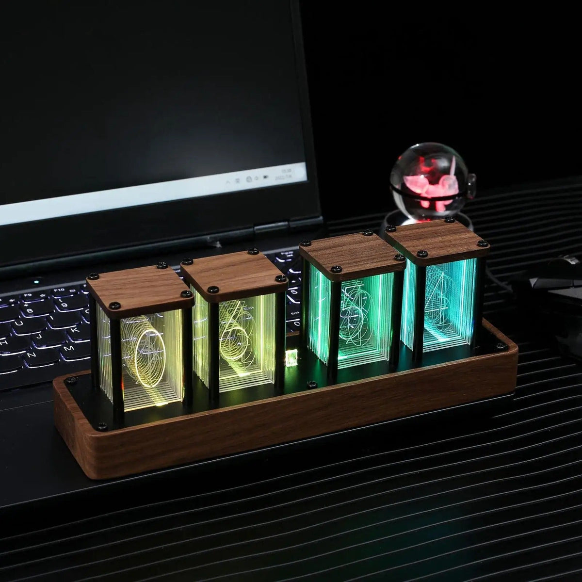 Reloj de Sobremesa Tubos Neón - imagen 2