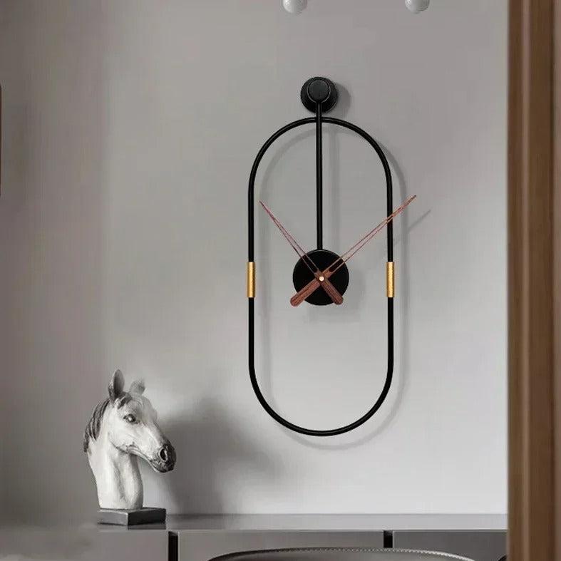 Reloj de Pared Ovalado Moderno