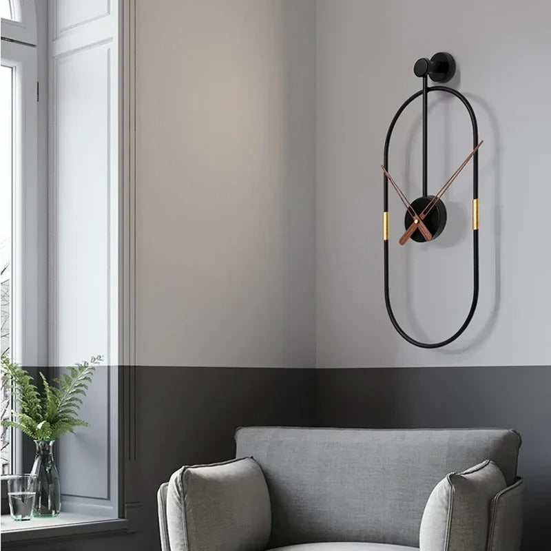 Reloj de Pared Ovalado Moderno - imagen 3