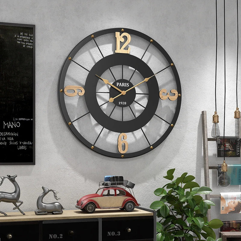 Reloj de Pared Industrial Paris
